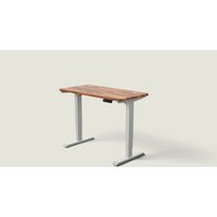 HomePro Desk Grey / Solid Walnut / 120x60 cm